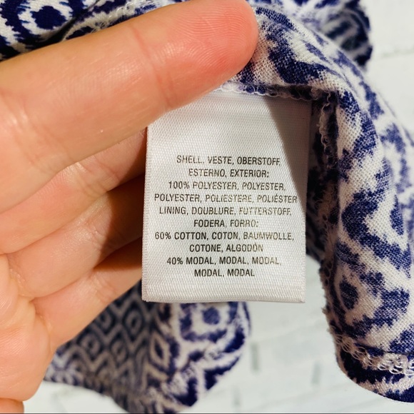 Anthropologie Meadow Rue Throughway Ikat Top - Picture 7 of 9